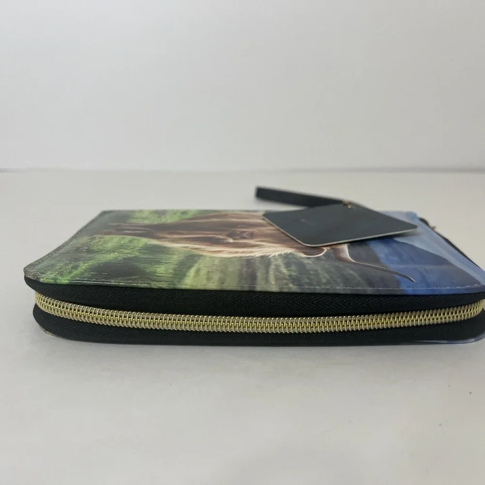 Highland‎ Cow Credit Card Holder, Small Notebook